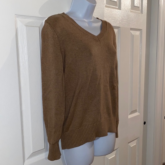 Karen Scott Cotton V-Neck Sweater - Picture 2 of 9